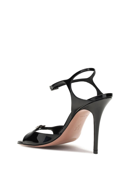 AMINA MUADDI 41 patent-leather adut sandal