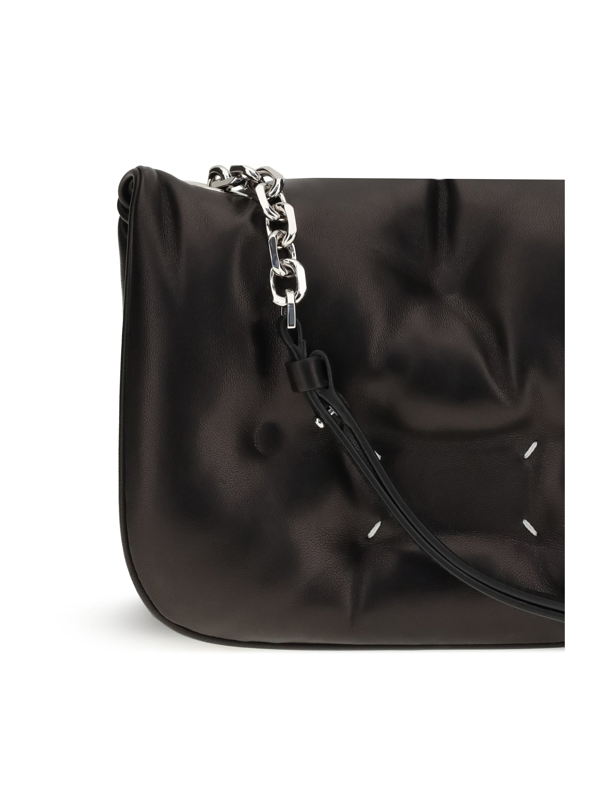 glam slam flap quilted leather mini bag