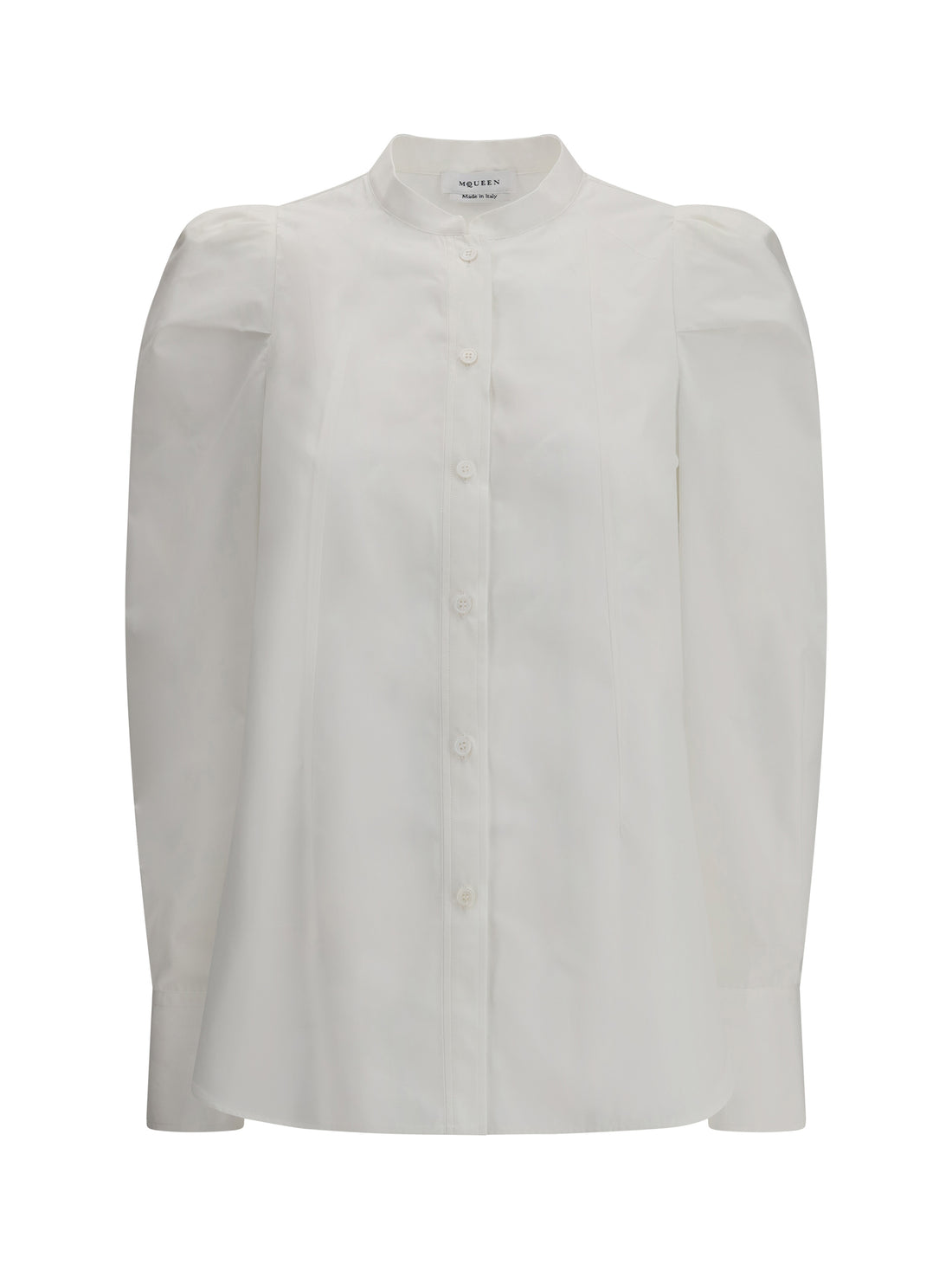 ALEXANDER MCQUEEN 42 white shirt with mandarin collar