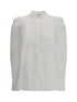 ALEXANDER MCQUEEN 42 white shirt with mandarin collar