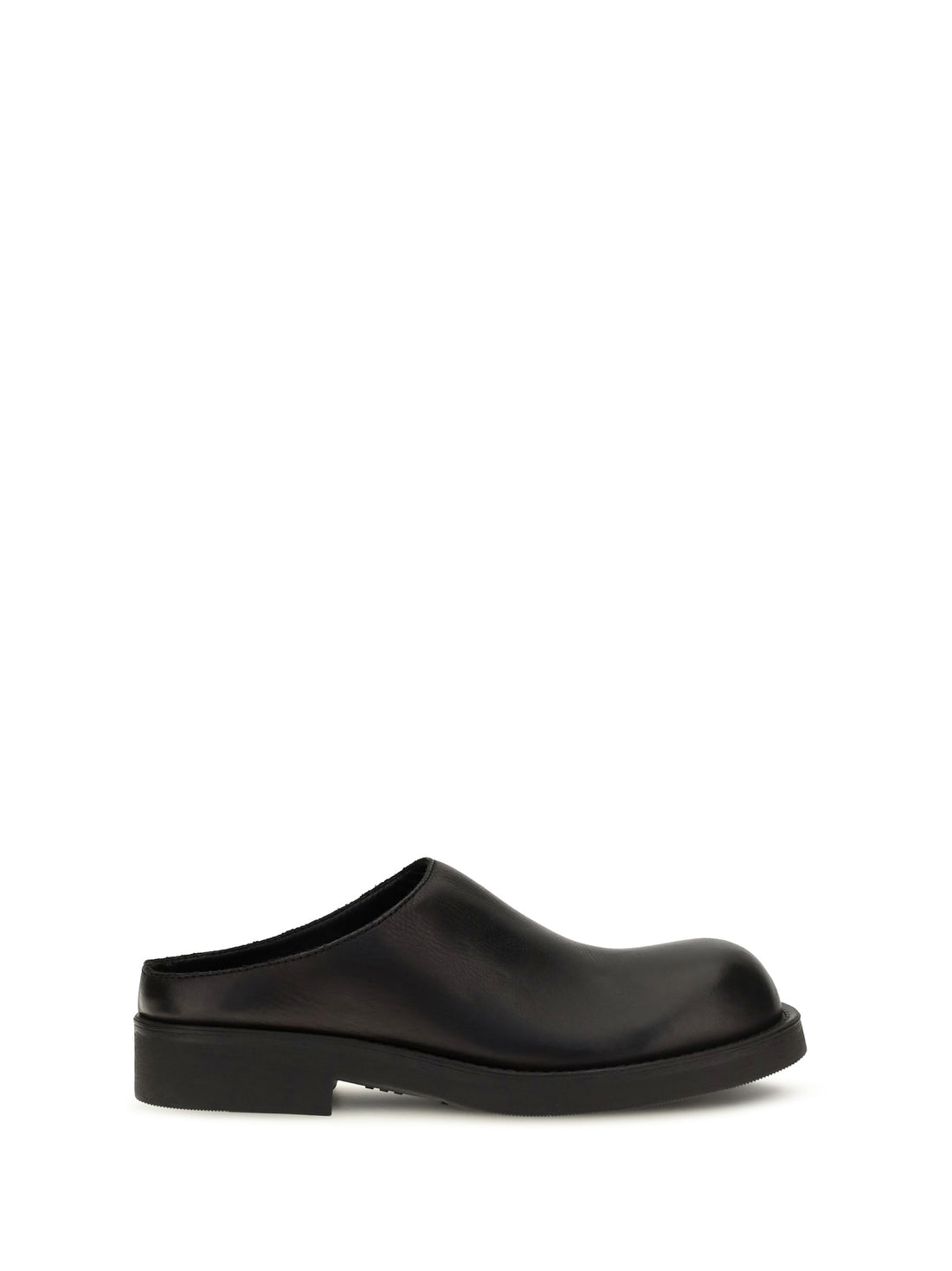MM6 36 biker round toe mules