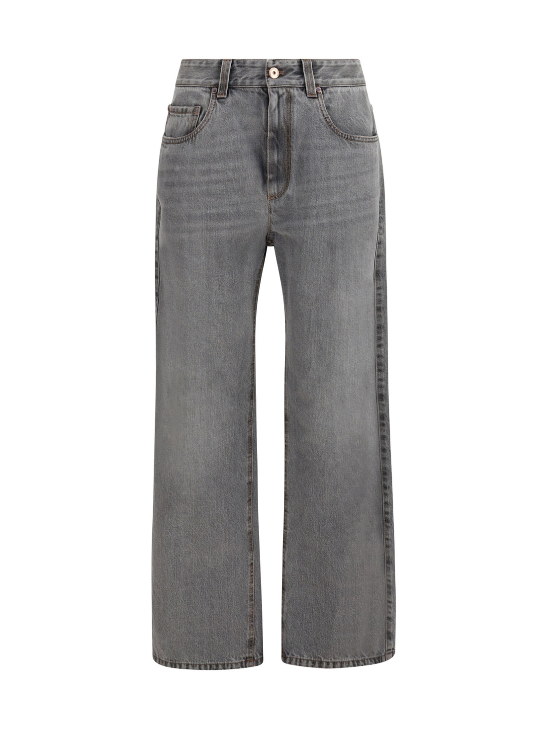 BRUNELLO CUCINELLI 36 wide-leg cotton denim jeans