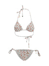 triangle bikini with roselline print