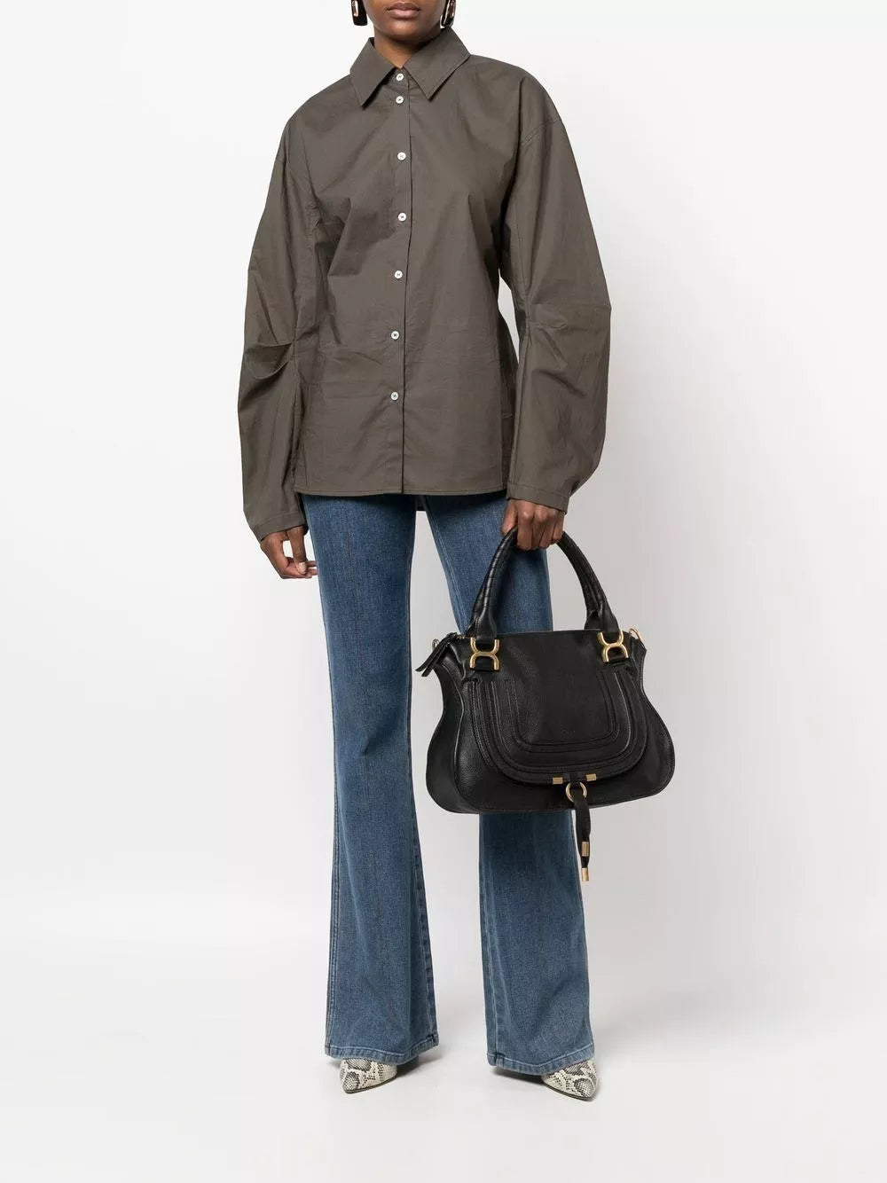 marcie bag in grained leather