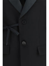 BALENCIAGA 36 wrap tailored jacket