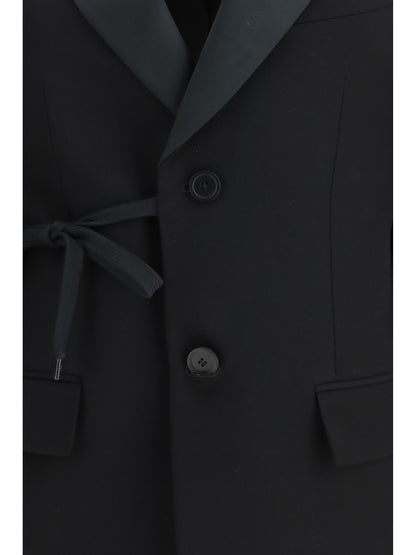BALENCIAGA 36 wrap tailored jacket