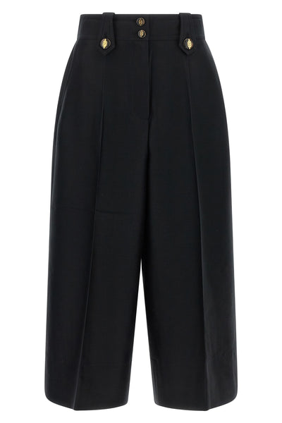 zimmermann valiant culotte-style trousers are made of a fine blend of wool and