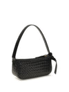 intrecciato leather shoulder bag