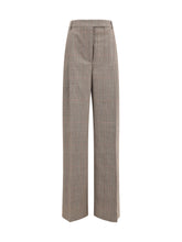 ROHE 36 prince of wales wide leg pants