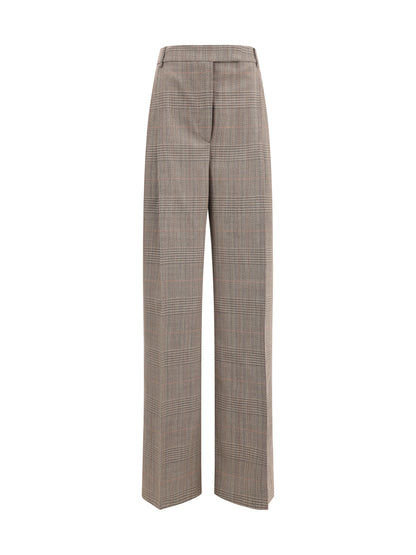 ROHE 36 prince of wales wide leg pants