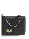 peekaboo leather chain wallet