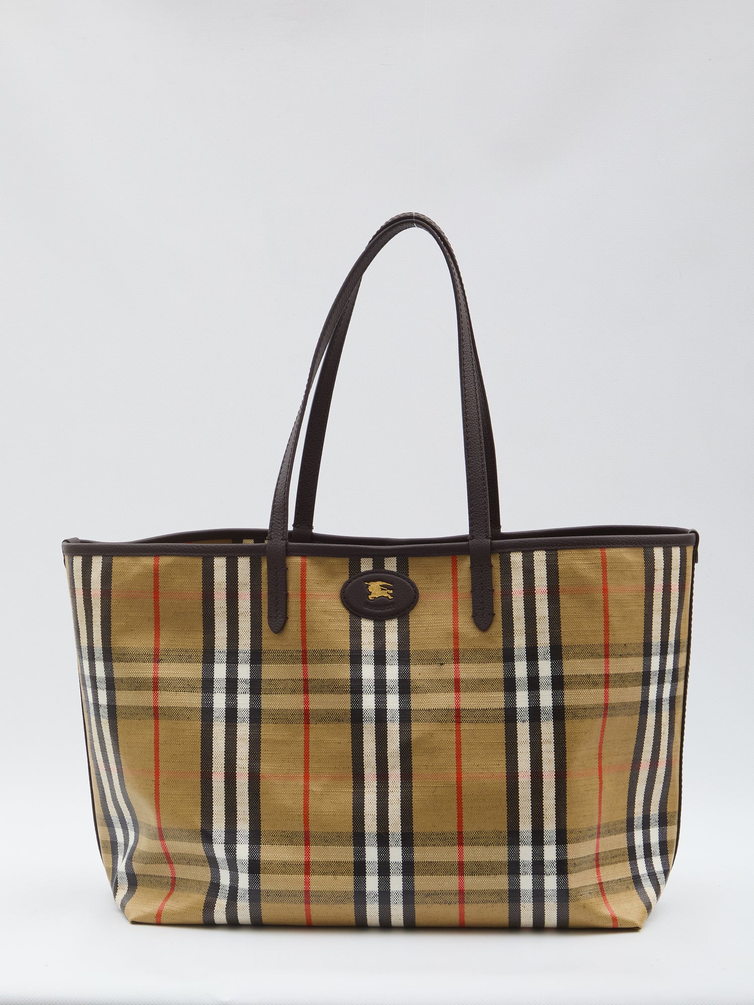BURBERRY OS highlands tote bag medium