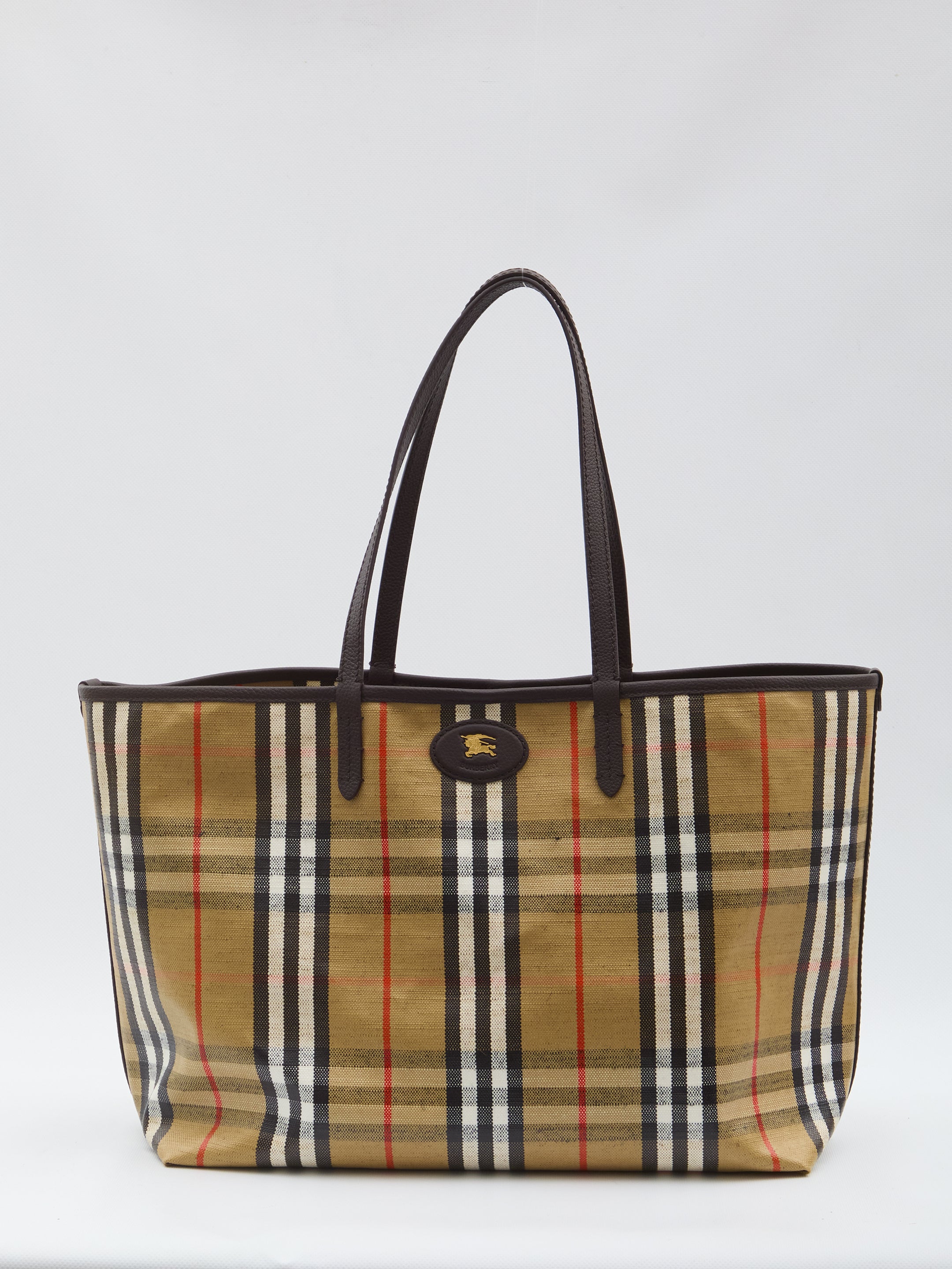 BURBERRY OS highlands tote bag medium