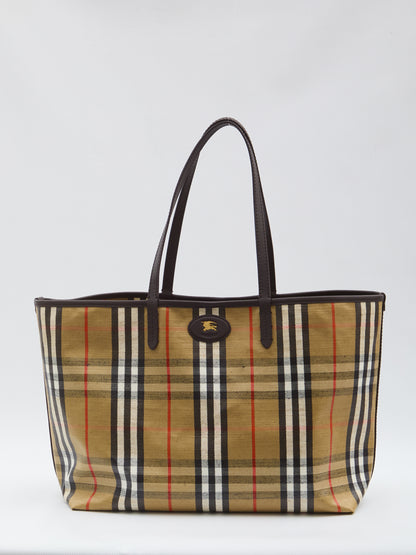 BURBERRY OS highlands tote bag medium