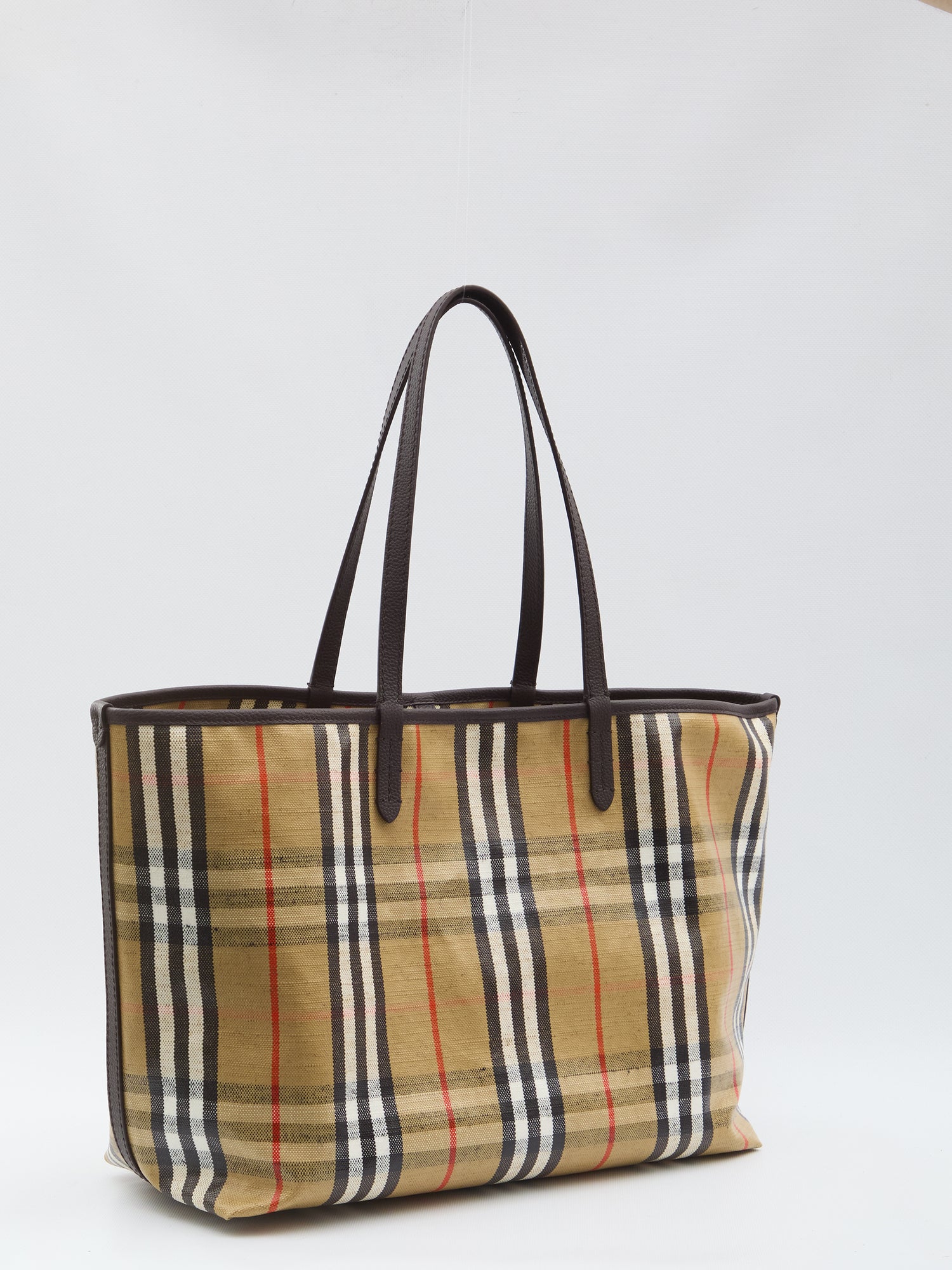 BURBERRY OS highlands tote bag medium