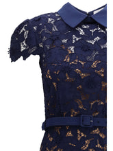 SELF-PORTRAIT 8 guipure lace midi dress