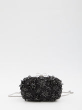 SELF PORTRAIT OS floral crystal clutch bag