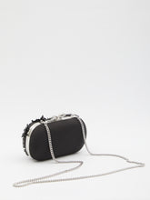 SELF PORTRAIT OS floral crystal clutch bag