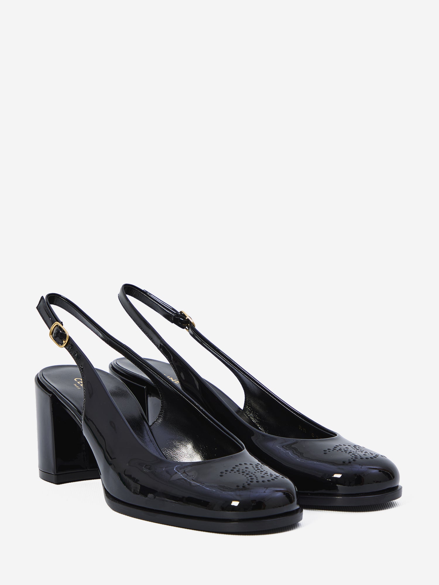 CELINE 36½ lily slingback