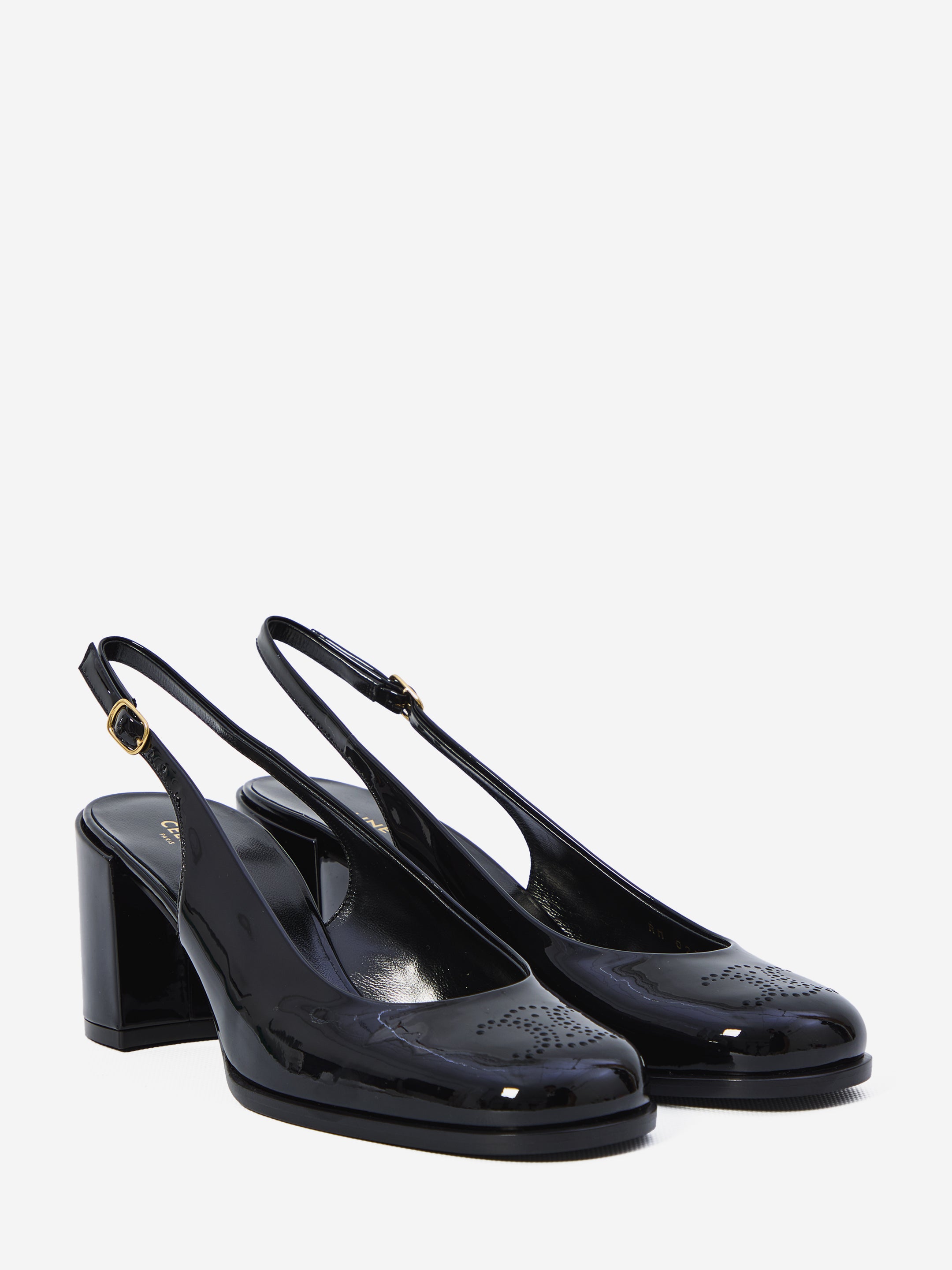 CELINE 36½ lily slingback