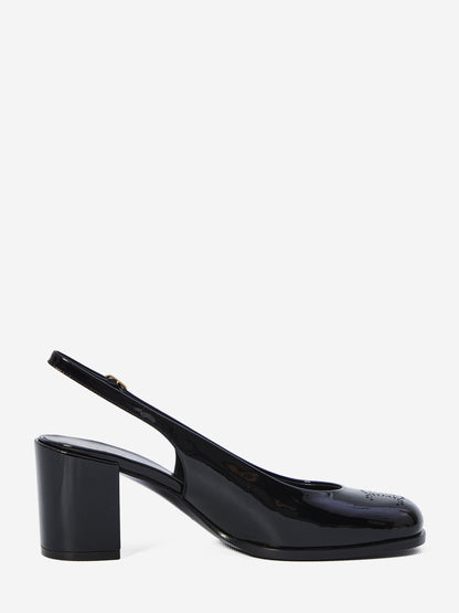 CELINE 36½ lily slingback