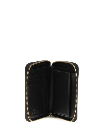 PINKO OS leather zip-around wallet 