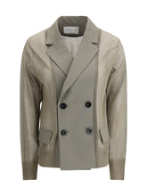 SACAI 3 semi-transparent  blazer jacket