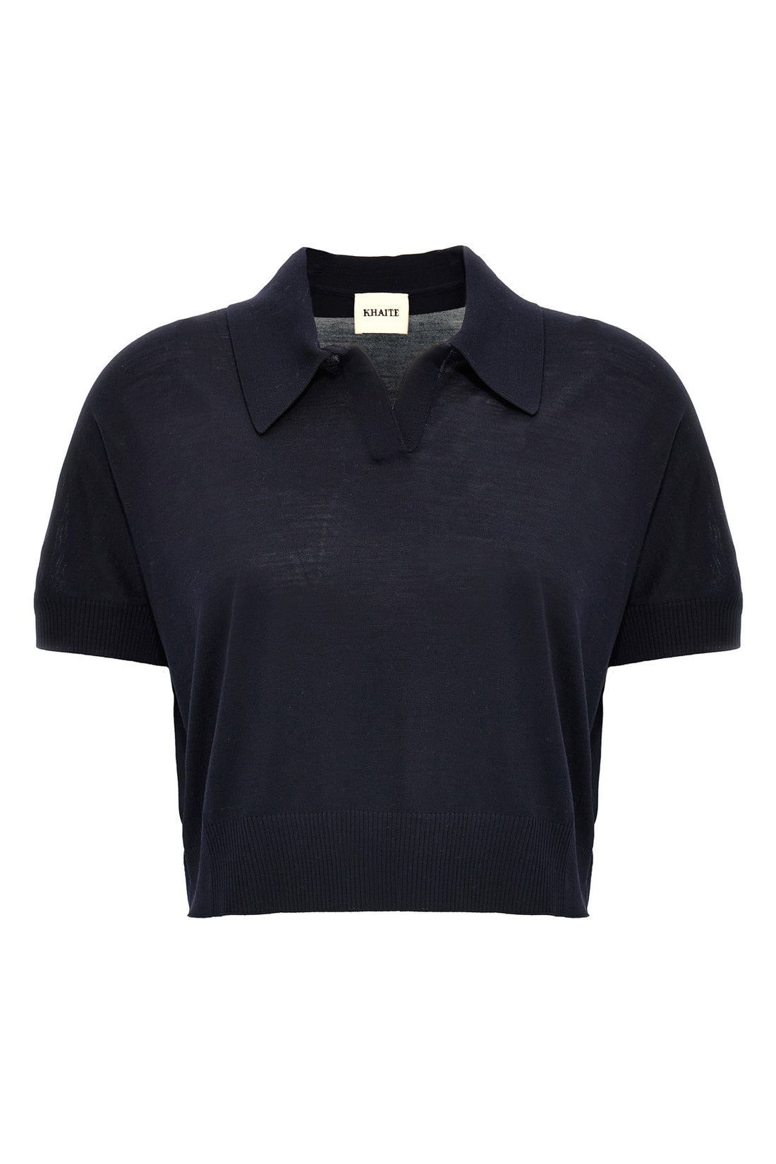 KHAITE M morgane crop top in wool