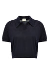morgane crop top in wool