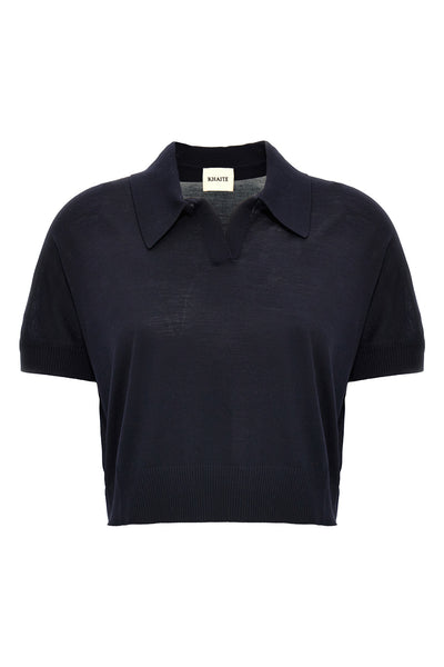 morgane crop top in wool