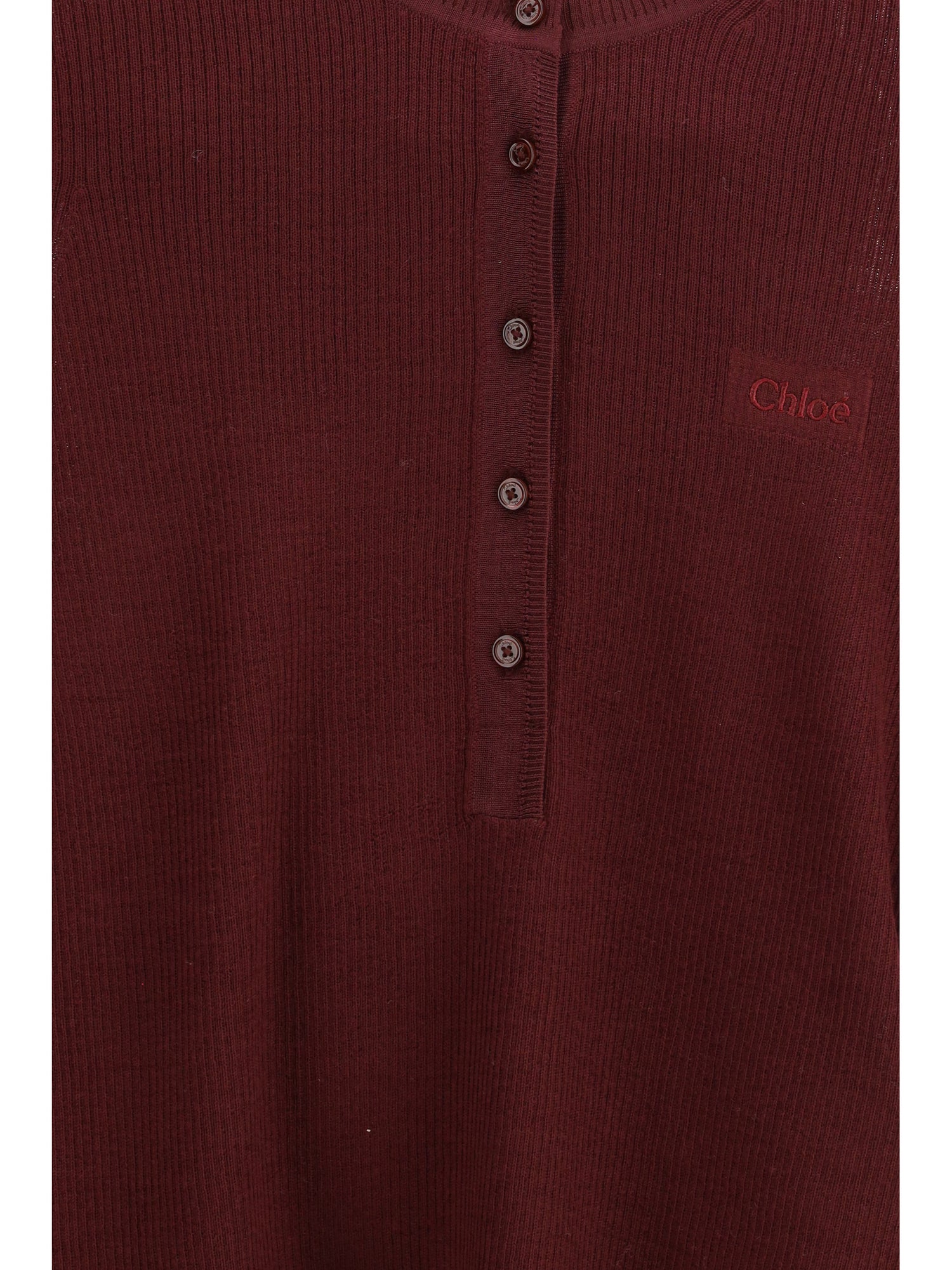 CHLOÉ L hanley ribbed long-sleeve t-shirt