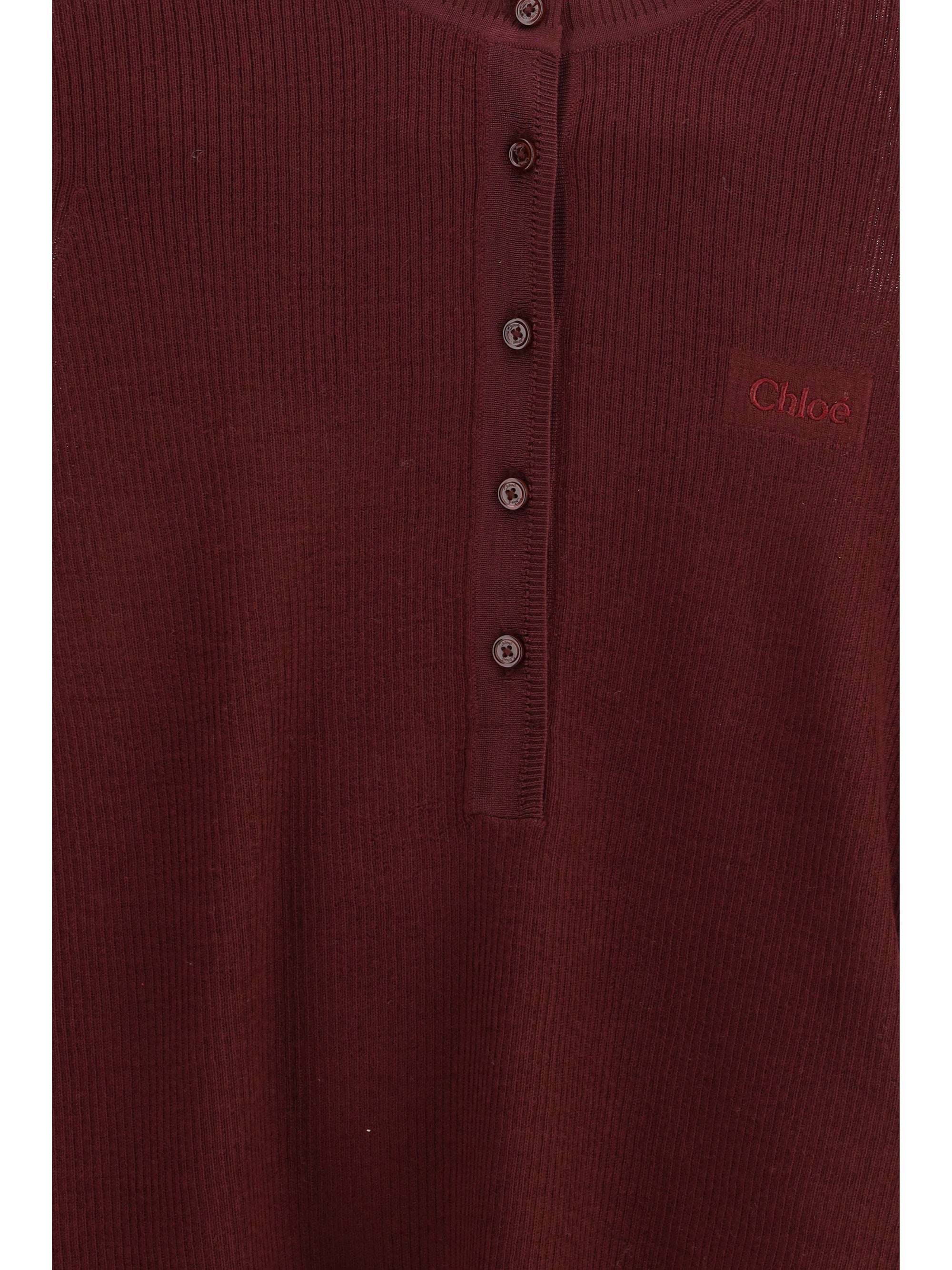 CHLOÉ L hanley ribbed long-sleeve t-shirt