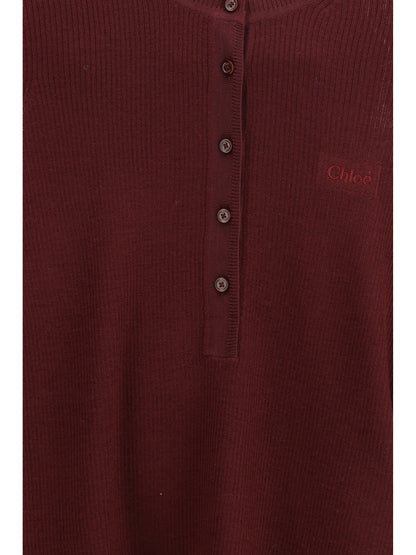 CHLOÉ L hanley ribbed long-sleeve t-shirt