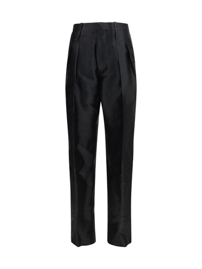 tapered wool pants