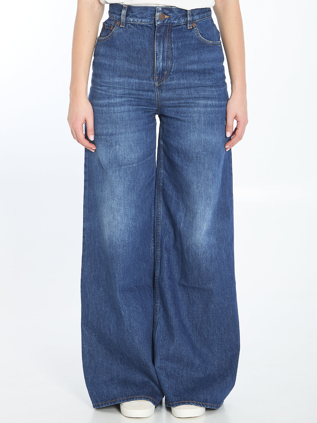 CHLOE 25 wide-leg denim jeans