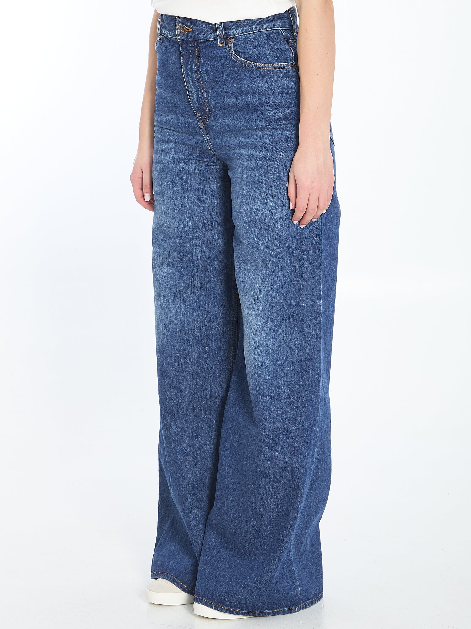 CHLOE 25 wide-leg denim jeans