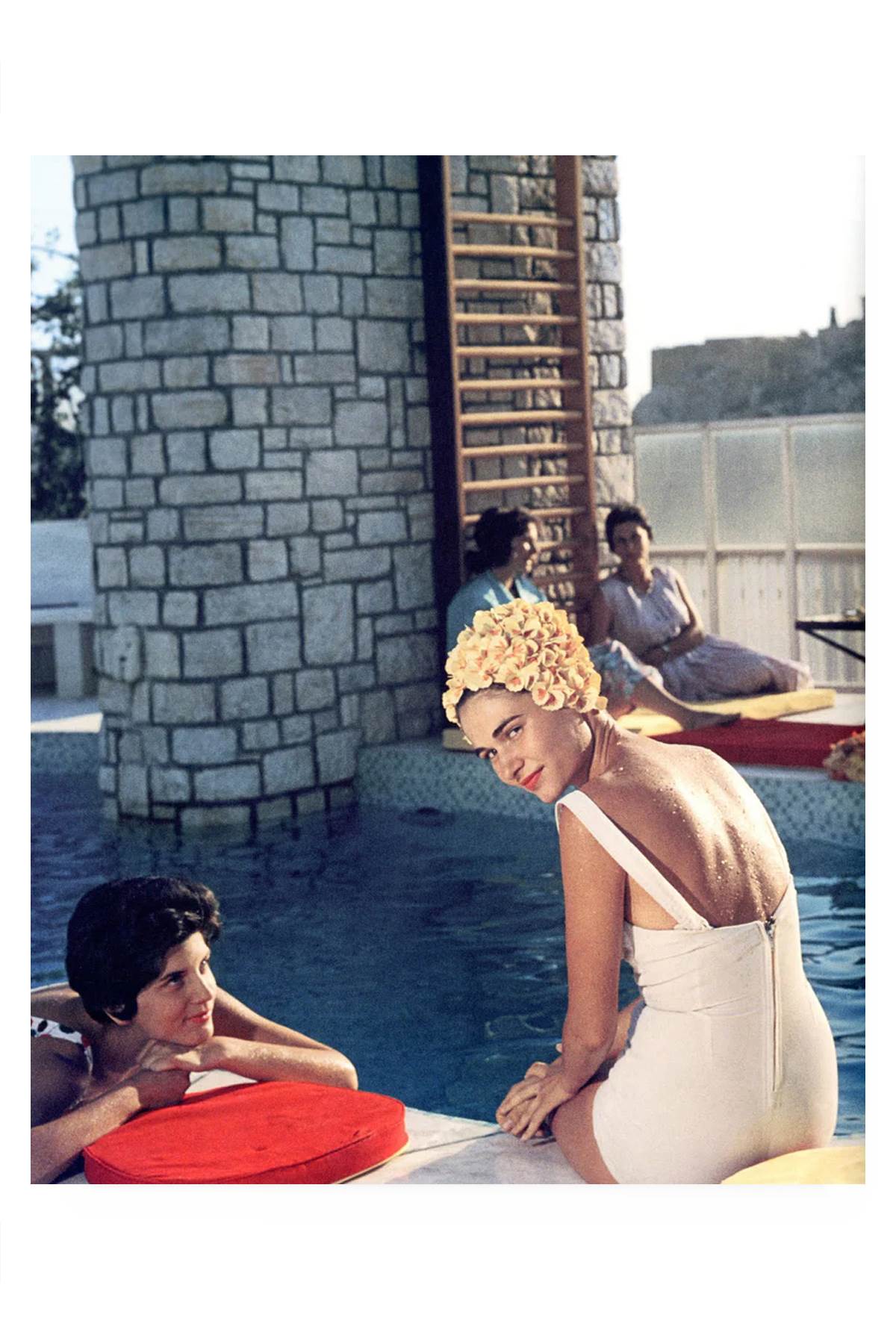 poolside with slim aarons