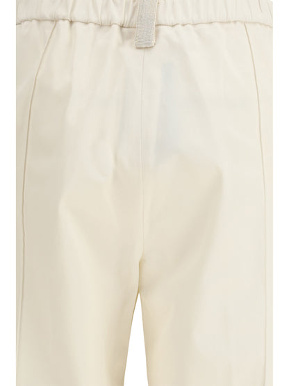 FABIANA FILIPPI 40 cotton gabardine trousers