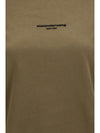 short-sleeve t-shirt with central logo print