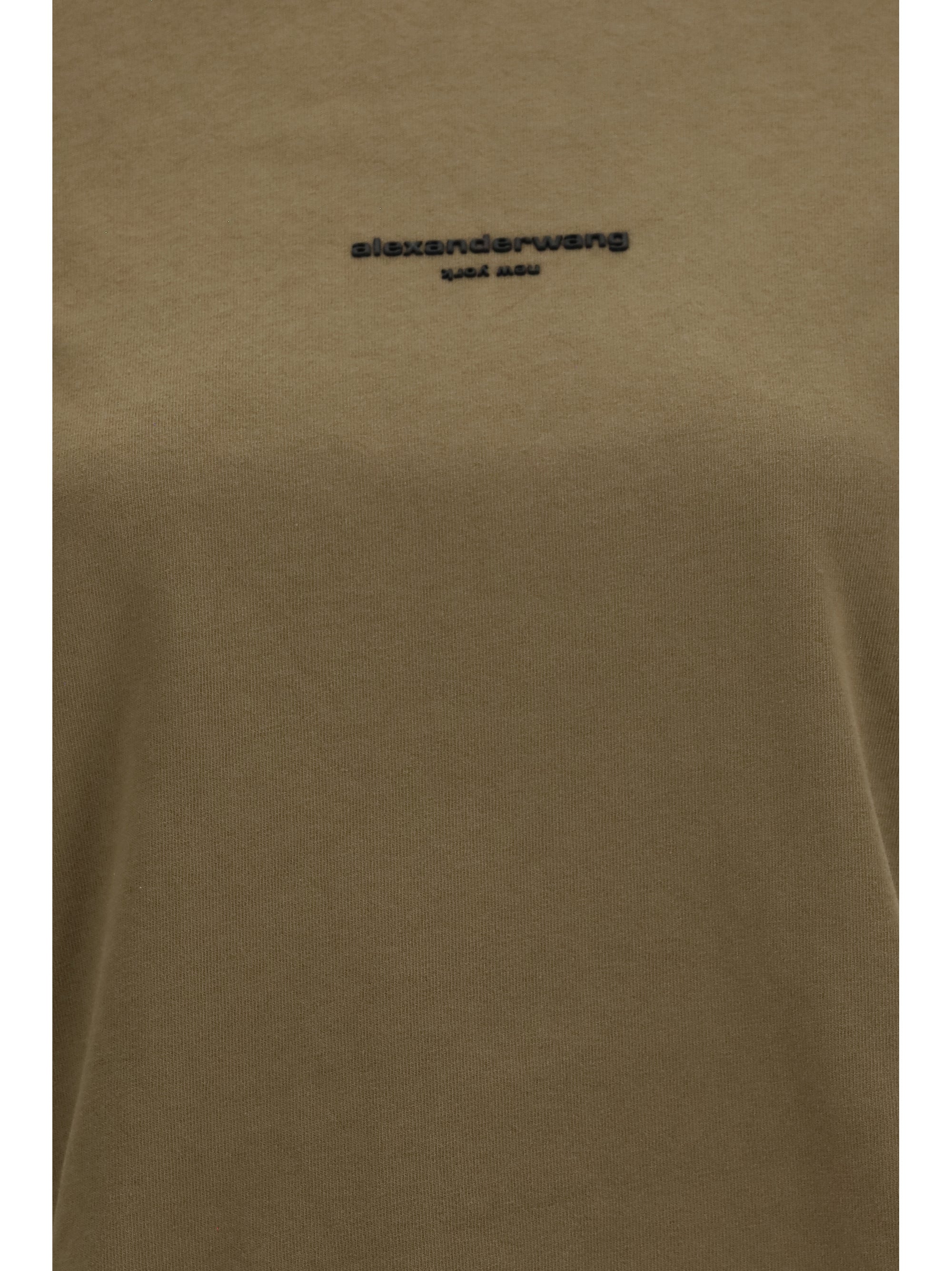 short-sleeve t-shirt with central logo print