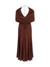 jersey midi dress