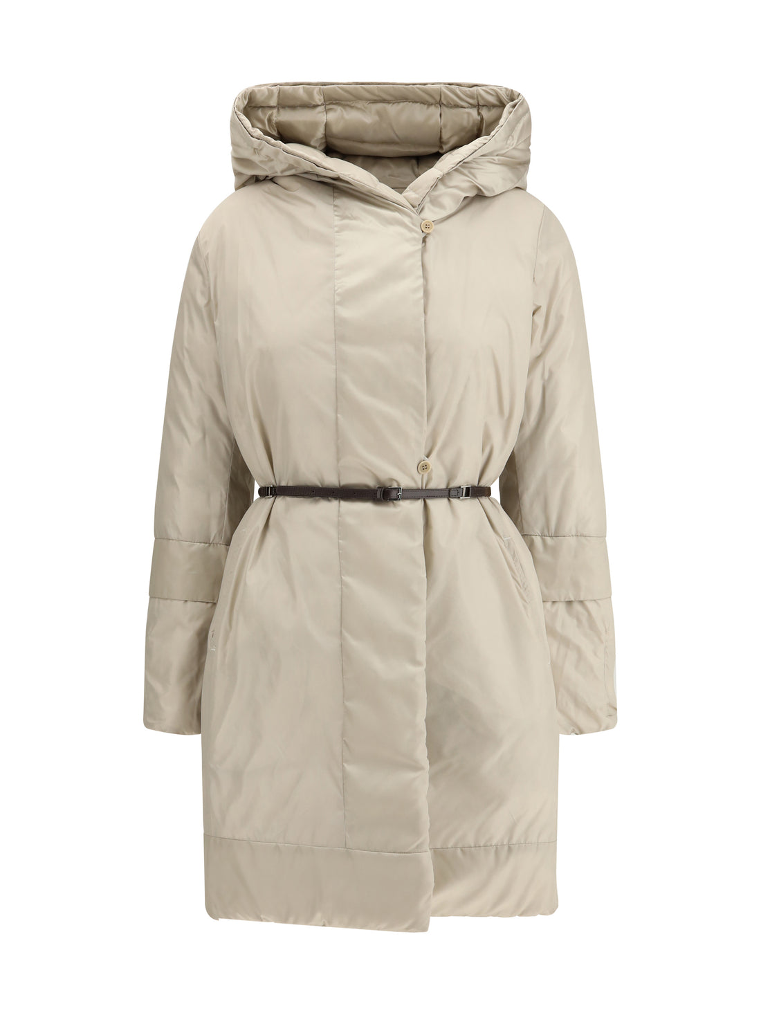 MAX MARA THE CUBE 38 puffer coat in water-repellent satin