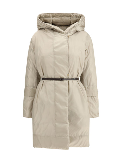 MAX MARA THE CUBE 38 puffer coat in water-repellent satin