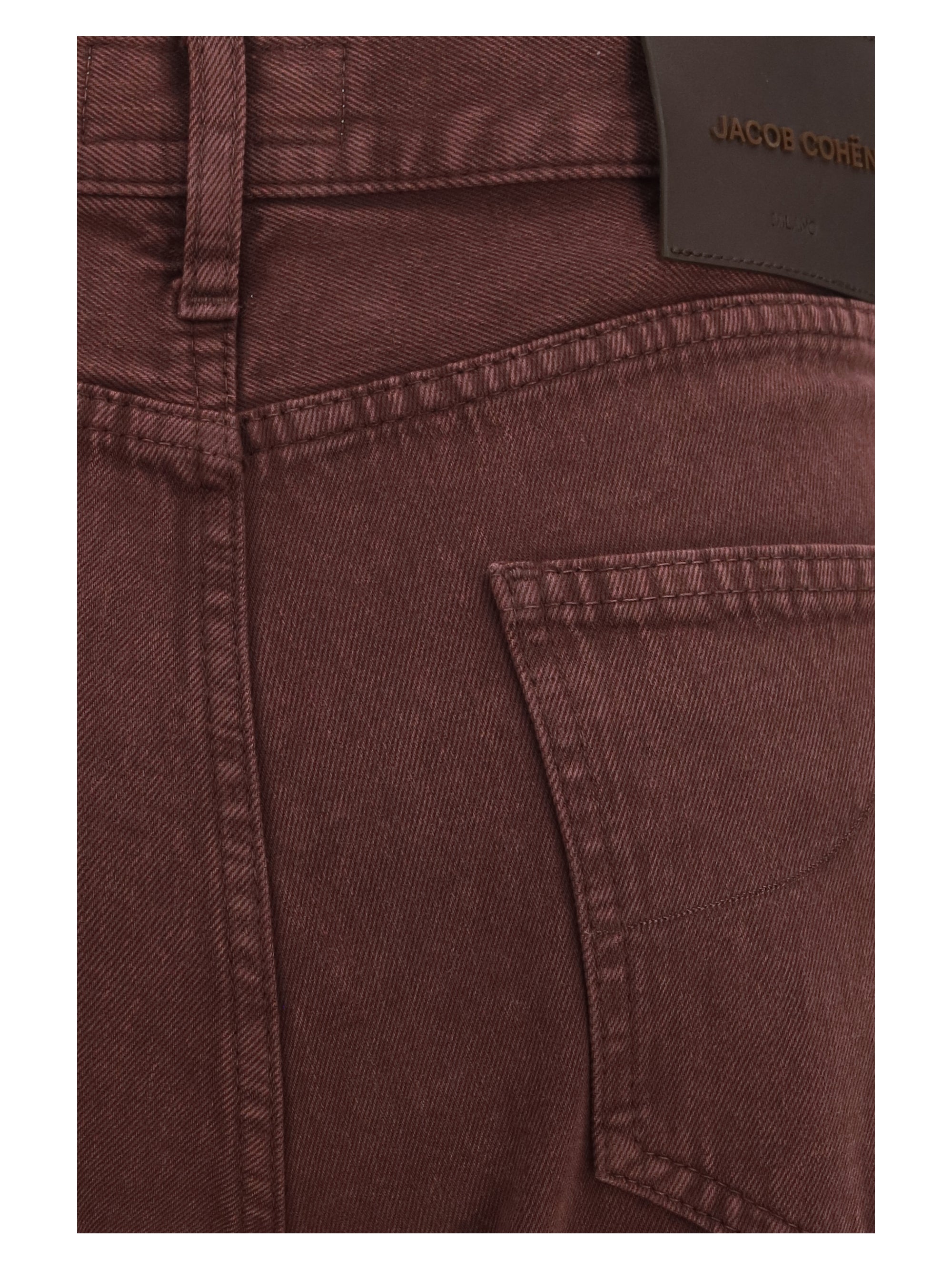 high-rise straight-leg jeans
