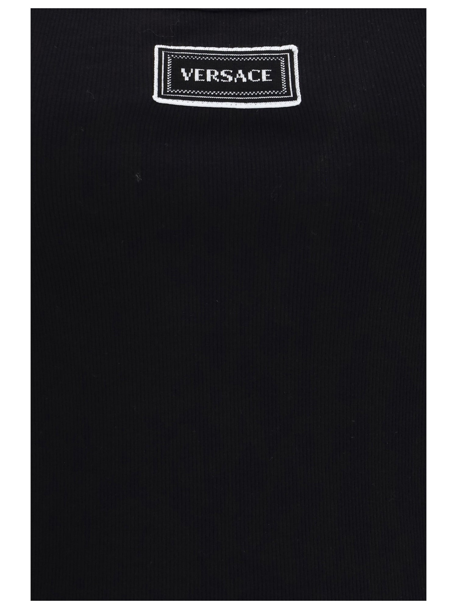 VERSACE 40 tank top in cotton rib stretch