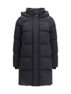 kelly quilted long down jacket