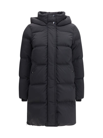 kelly quilted long down jacket