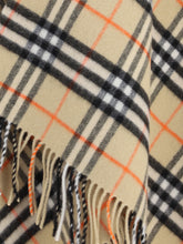 BURBERRY OS archivio check cashmere cape
