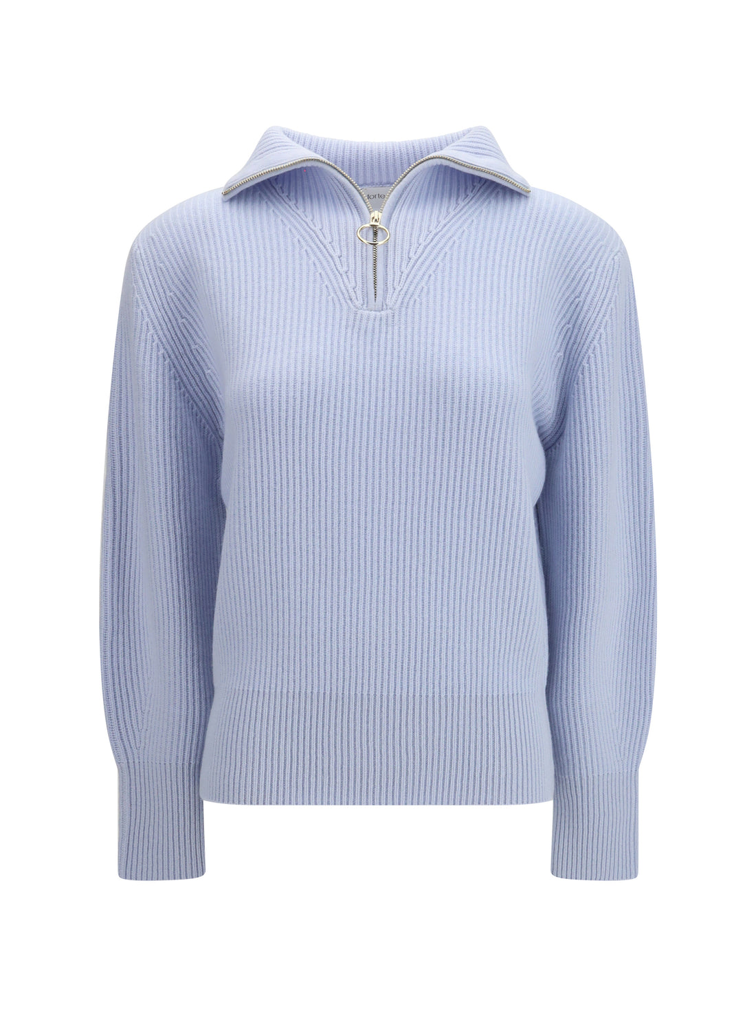 FORTE_FORTE I wool and cashmere half zip sweater
