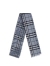 knight check wool and silk scarf